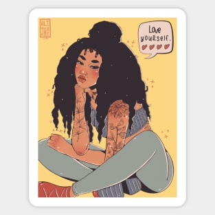 Love Yourself Sticker